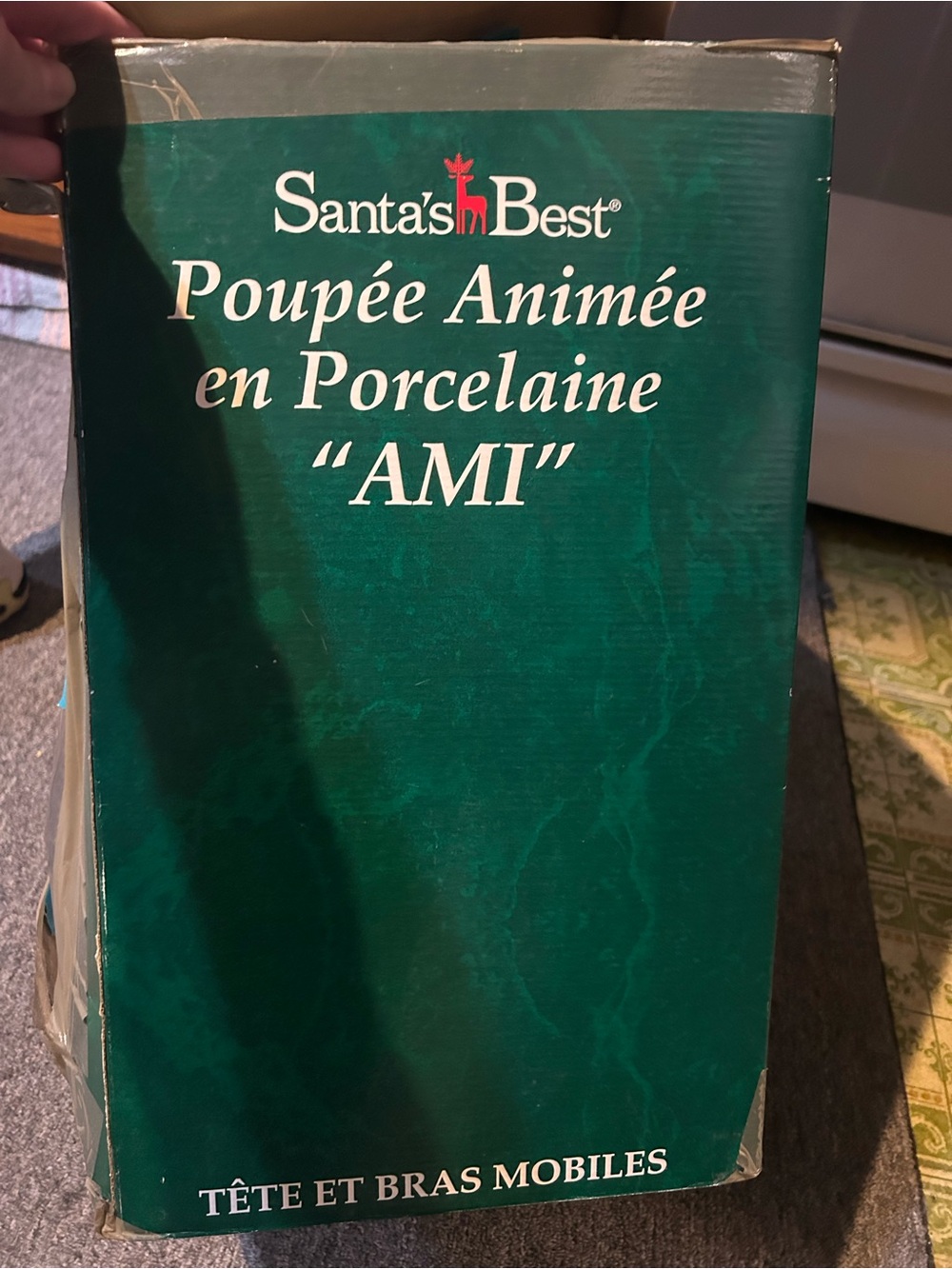 Santa's Best 'AMI' Porcelain Doll Box - Vintage